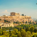 The Acropolis of Athens, Greece.