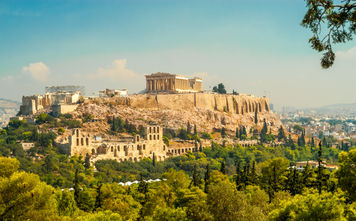 The Acropolis of Athens, Greece.