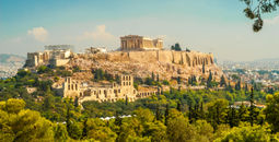 The Acropolis of Athens, Greece.