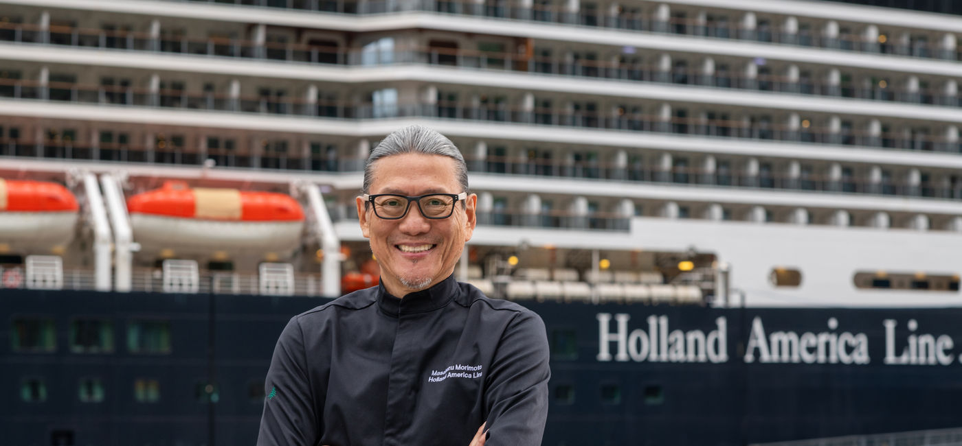 Image: Chef Masaharu Morimoto. (Photo Credit: Holland America Line)