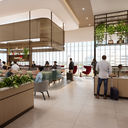 Capital One Lounge CLT rendering