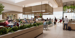 Capital One Lounge CLT rendering