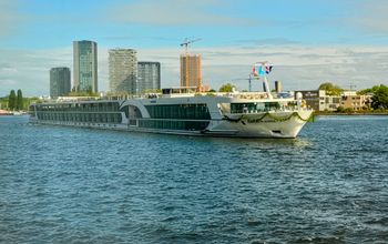 Amadeus Aurea arrives in Amsterdam on May 11, 2026, ahead of her official christening.