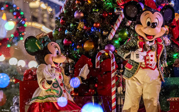 Mickey, Minnie, mouse, holiday, Christmas, Disney, Disney World, Orlando, Florida