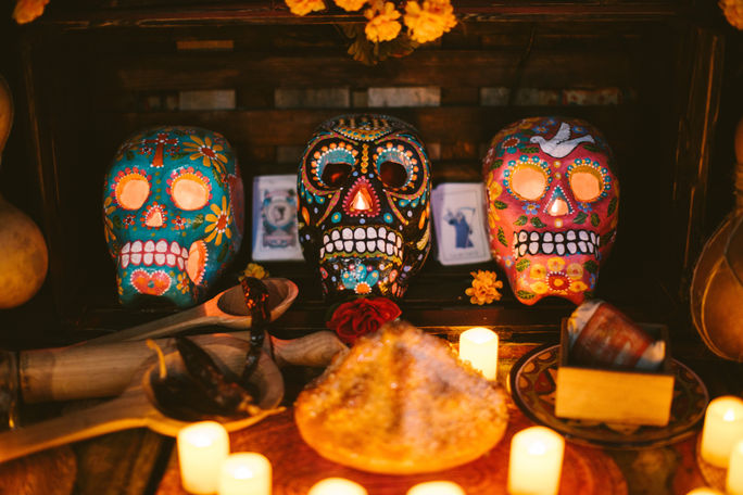 Day of the Dead decorations in Mexico Day of the Dead decorations in Mexico