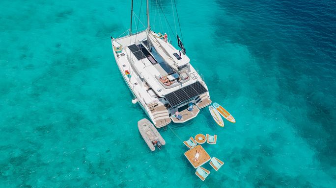 &Beyond Yacht Charters Aerial View.