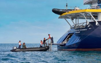 Ship, vessel, cruise, marina, Zodiac, Lindblad Expeditions, National Geographic Islander II