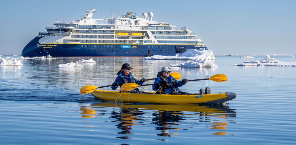 National Geographic-Lindblad Expeditions, svalbard, expedition cruise, kayaking, arctic cruises