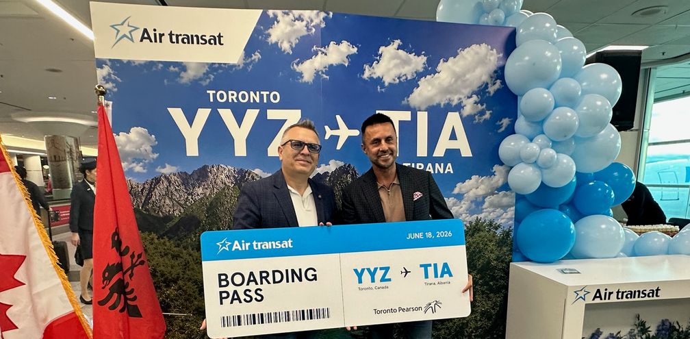 L- R Dashnor Hasku and Bujar Zejnullahu, owners of Cancos Travel and host agency TravelOnly 