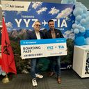 L- R Dashnor Hasku and Bujar Zejnullahu, owners of Cancos Travel and host agency TravelOnly 