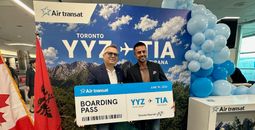 L- R Dashnor Hasku and Bujar Zejnullahu, owners of Cancos Travel and host agency TravelOnly 
