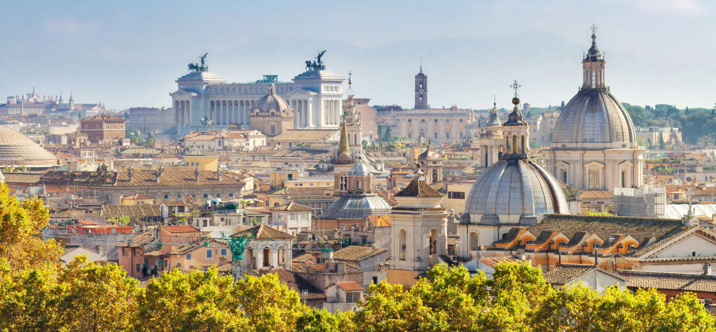 Image: City skyline of Rome, Italy. (Photo Credit: neirfy / Adobe Stock)