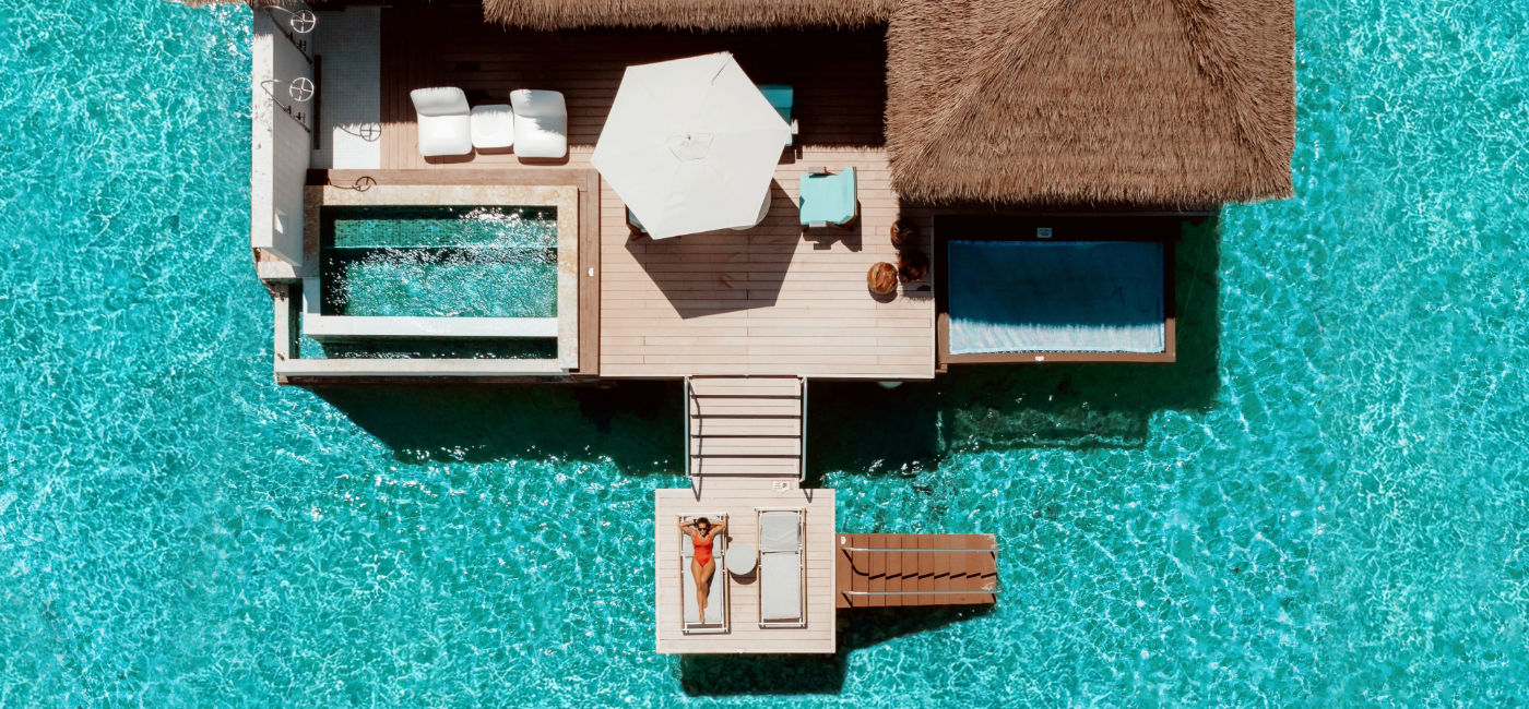 Image: An overwater villa at a Sandals resort in Jamaica. (Photo Credit: Sandals Resorts)