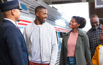 Family traveling with Amtrak
