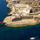 Aerial view of Valletta