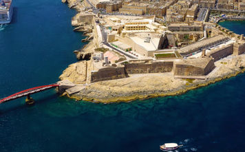 Aerial view of Valletta