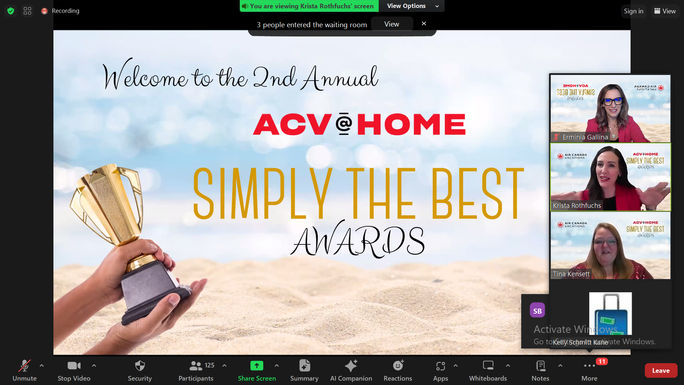 ACV@Home Awards