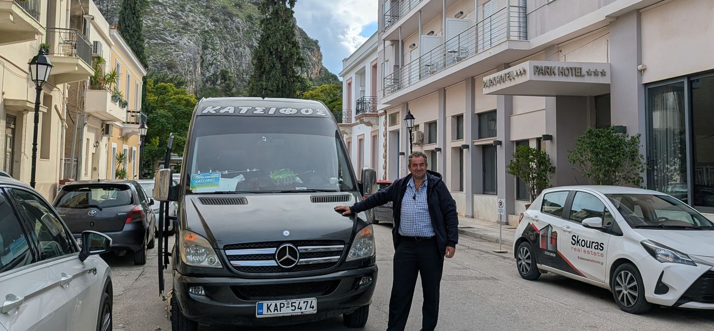 Image: Christos Katsifos has been running Alexander the Great Tours since he was 16. (Photo Credit: Natasha Lair-McKenty)