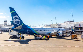 Alaska Airlines Boeing 737 Max in Seattle