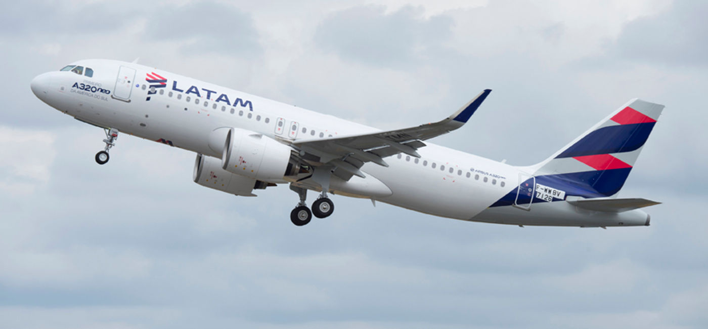 Image: La aerolnea busca convertirse en carbono neutral para el a?o 2050. (Photo Credit: LATAM Airlines)
