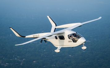 BETA eVTOL in sky