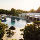 Overlooking the pool at Grand Sirenis Riviera Maya