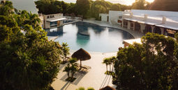 Overlooking the pool at Grand Sirenis Riviera Maya