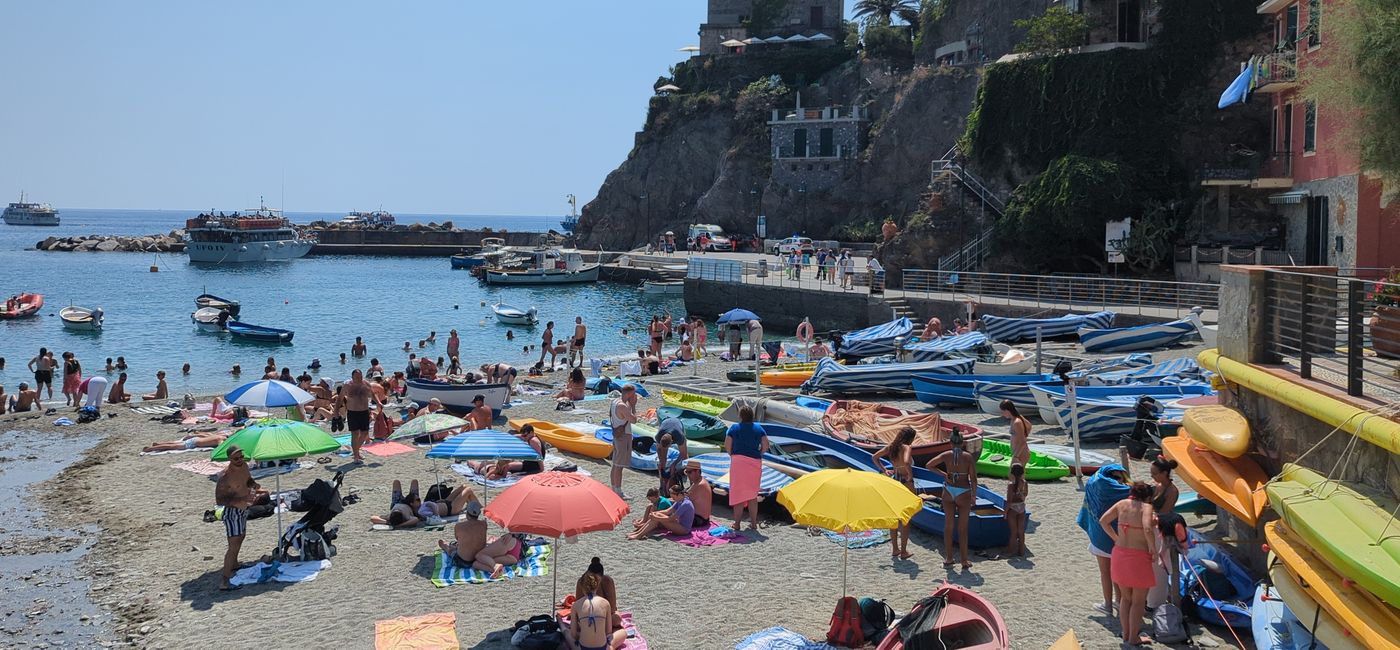 Image: Beach in Cinque Terre Italy (Photo Credit: Eric Bowman)