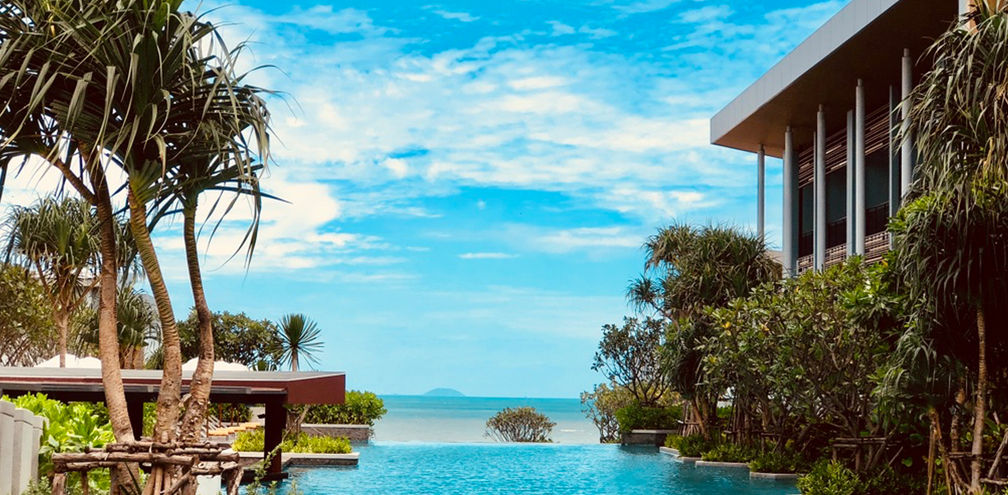 Views of the Gulf of Thailand from the Renaissance Pattaya Resort & Spa