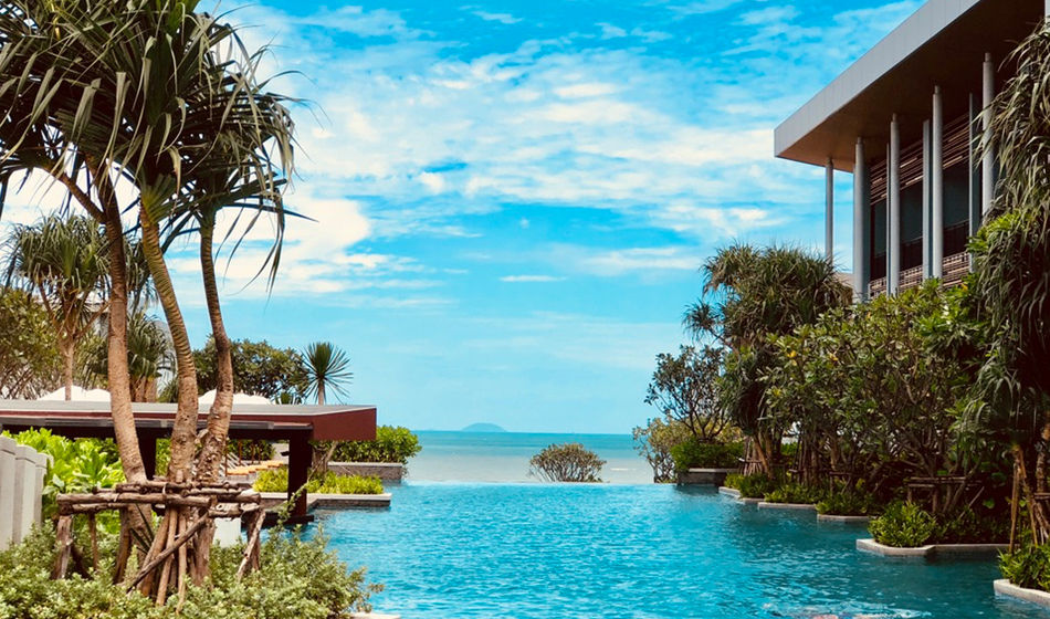 Views of the Gulf of Thailand from the Renaissance Pattaya Resort & Spa