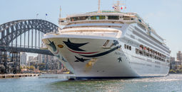 P&O Cruises Australia's Pacific Explorer departing Sydney