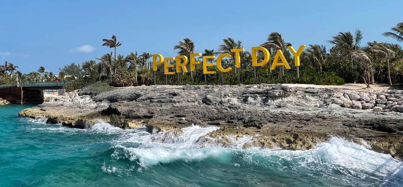 Image: The entrance to Perfect Day at CocoCay (Photo Credit: Sarah Kuta)