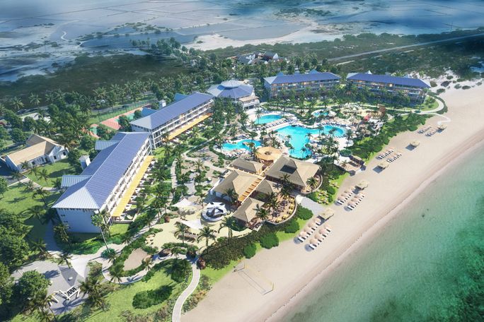 Rendering of Salterra, a Luxury Collection Resort & Spa in Turks & Caicos. Marriott International, Salterra, luxury collection resorts, resort in turks & caicos, new resorts 2025