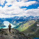 Adobe Stock, adventure travel, norway, female traveler, woman traveler, outdoor travel, nature travel, hiking, besseggen, jotunheimen, norway travel