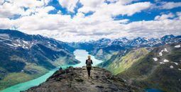 Adobe Stock, adventure travel, norway, female traveler, woman traveler, outdoor travel, nature travel, hiking, besseggen, jotunheimen, norway travel