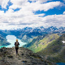 Adobe Stock, adventure travel, norway, female traveler, woman traveler, outdoor travel, nature travel, hiking, besseggen, jotunheimen, norway travel