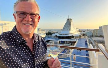 Adam Martindale onboard Oceania Cruises