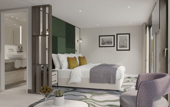A rendering of a suite on VIVA UNIQUE