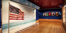A rendering of the new Heroes Hall debuting on Beachcomber