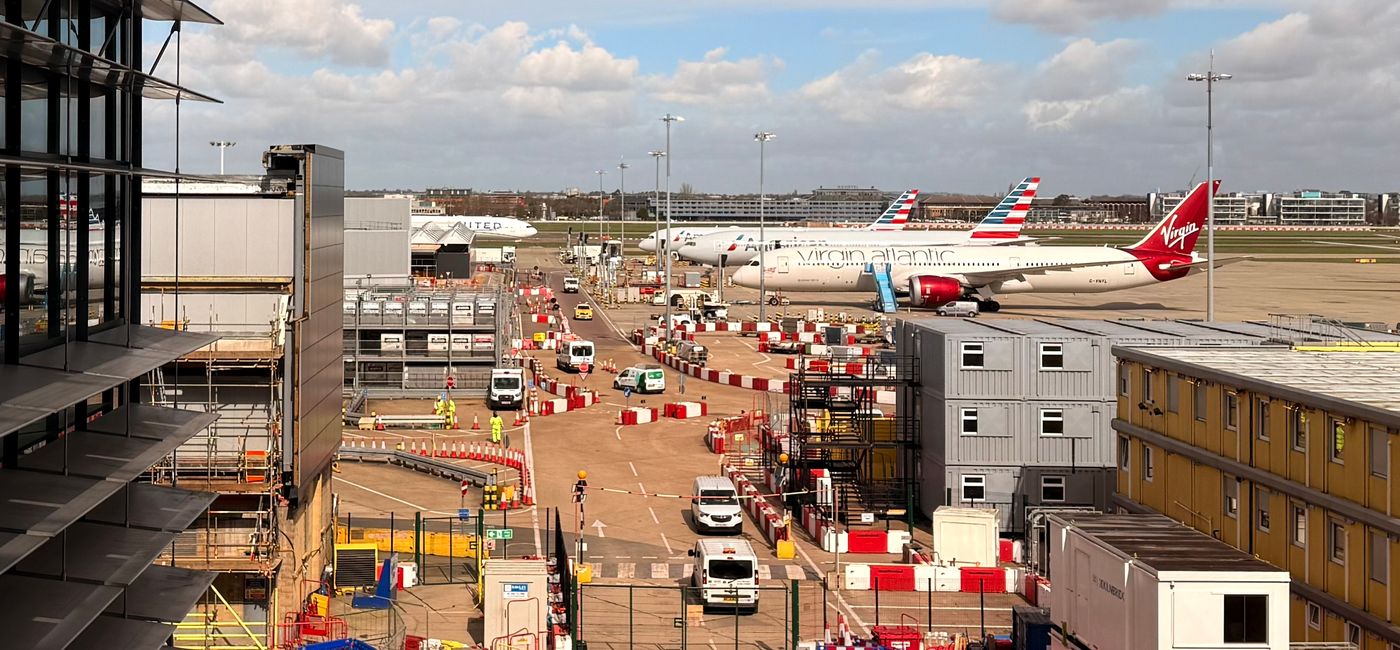 Image: Planes at the gate at Heathrow Airport in London (Photo Credit: Janeen Christoff)
