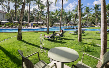 Standard walkout tropical view at the Wyndham Alltra Punta Cana