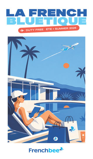 French bee Bluetique poster