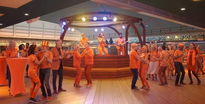 Holland America to Add Poolside Bandstands to Oosterdam, Zuiderdam Holland America to Add Poolside Bandstands to Oosterdam, Zuiderdam