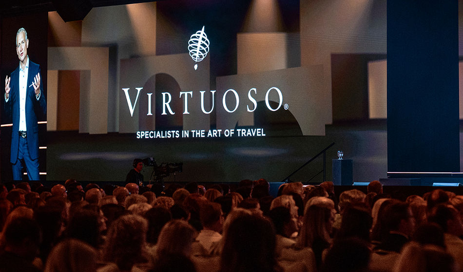 Virtuoso Travel Week 2026 Opening Session at the Bellagio in Las Vegas.