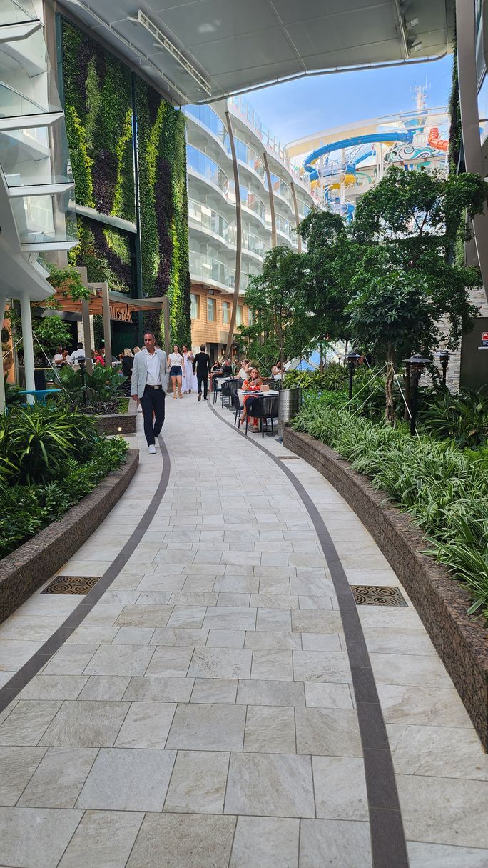 The Central Park neighborhood aboard Utopia of the Seas. The Central Park neighborhood aboard Utopia of the Seas.