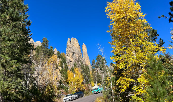 Needles Highway in South Dakota's Black Hills