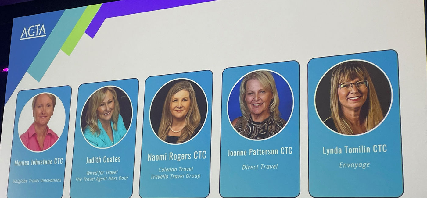 Image: Participants in the 'Strategies For Thriving Travel Advisors' panel at the recent ACTA Eastern Canada Summit. (Photo Credit: Bruce Parkinson)