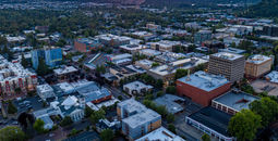 Aerial view of Eugene, Oregon