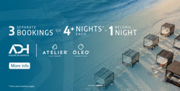 ATELIER de Hoteles Offers Advisors 3 Separate Bookings of 4 Night Each = 1Belong Night