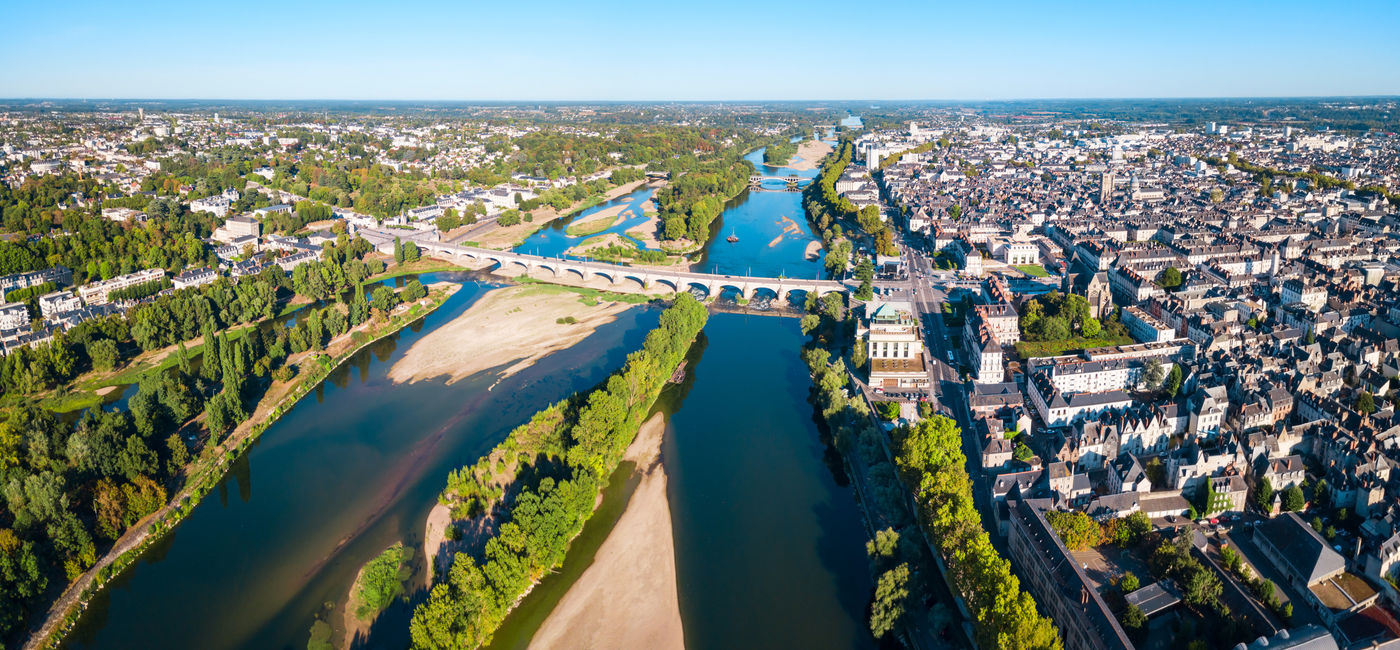 Image: Aerial view of Tours, France. (Photo Credit: saiko3p / Adobe Stock)